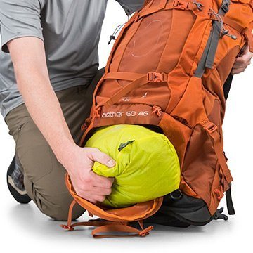 sleeping bag compartment