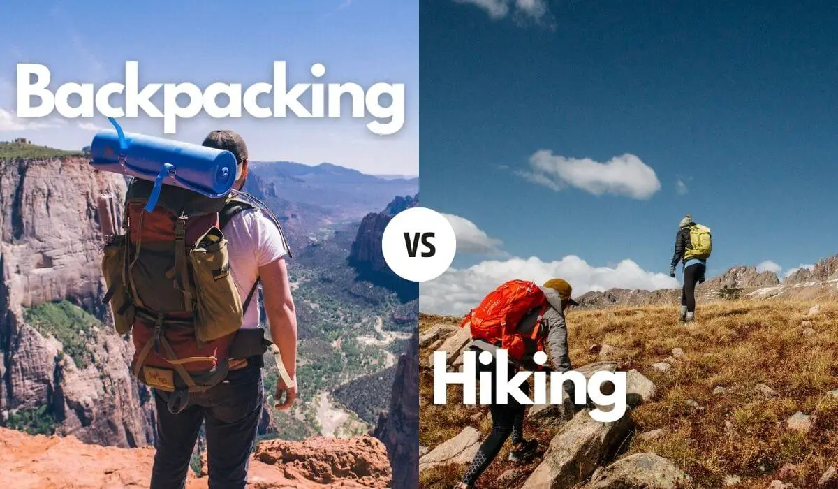 Backpacking vs Hiking