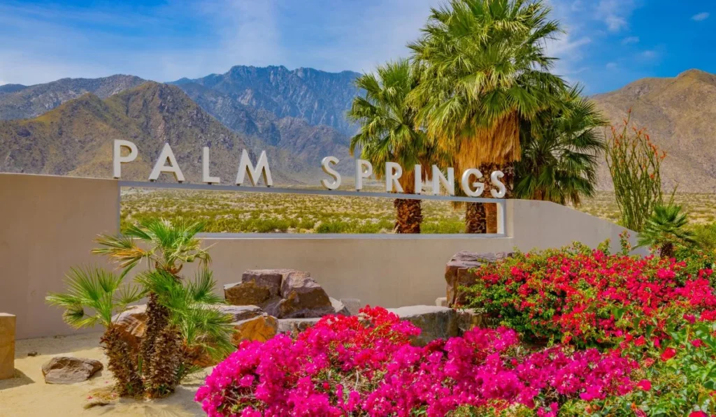 Palm Springs in California