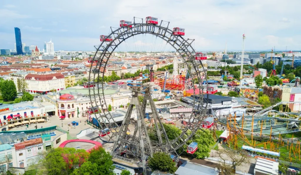 Prater Park and the Giant Ferris Wheel